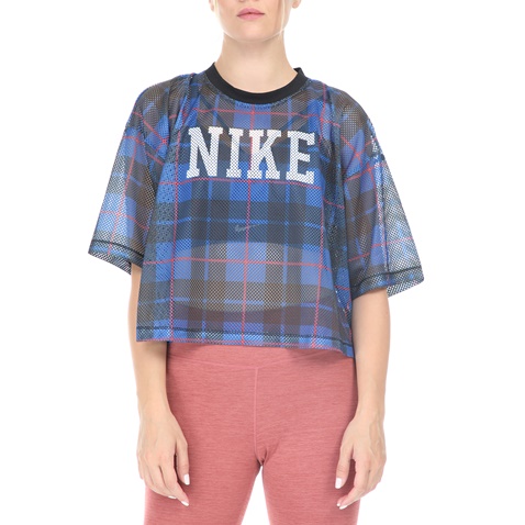 NIKE-Γυναικεία κοντομάνικη μπλούζα NIKE NSW NSP TOP μπλε