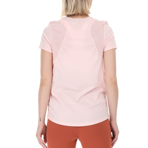 NIKE-Γυναικεία μπλούζα NIKE RUN TOP SS GX ροζ