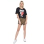NIKE-Γυναικείο αθλητικό σορτς NIKE TEMPO LX SHORT PR καμέ λεοπάρ