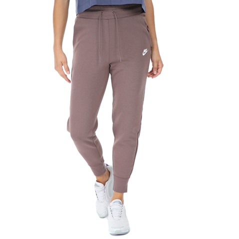 NIKE-Γυναικείο παντελόνι φόρμας Nike NSW TCH FLC μοβ