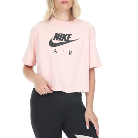 NIKE-Γυναικεία κοντομάνικη μπλούζα ΝΙΚΕ NSW AIR TOP ροζ