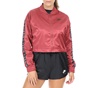 NIKE-Γυναικείο μπουφάν NIKE NSW AIR TRK JKT SATIN κόκκινο