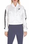 NIKE-Γυναικείο τζάκετ NIKE AIR SATIN λευκό
