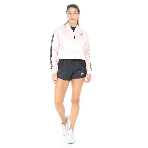 NIKE-Γυναικείο μπουφάν NIKE NSW AIR TRK  SATIN ροζ