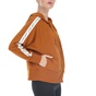 NIKE-Γυναικεία φούτερ ζακέτα NIKE DRY FLC GET FIT HD FZ JDI καφέ
