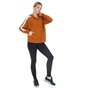 NIKE-Γυναικεία φούτερ ζακέτα NIKE DRY FLC GET FIT HD FZ JDI καφέ