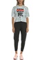 NIKE-Γυναικείο κοντομάνικο μπλουζάκι Nike Graphic Training Top γκρι
