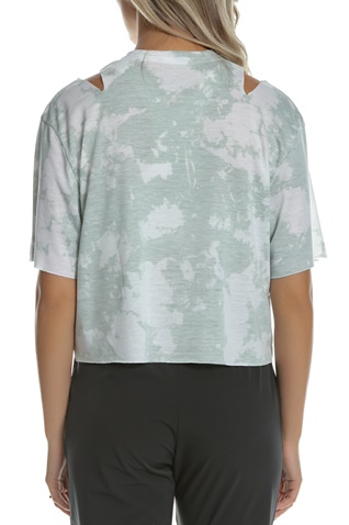 NIKE-Γυναικείο κοντομάνικο μπλουζάκι Nike Graphic Training Top γκρι