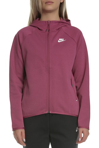 NIKE-Γυναικεία φούτερ ζακέτα NIKE Sportswear ροζ