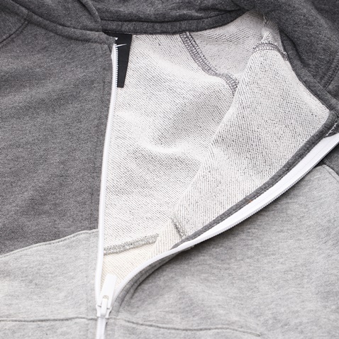 NIKE-Παιδική μπλούζα Nike NSW SWOOSH HOODIE FZ FT γκρί-ανθρακί