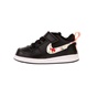 NIKE-Παιδικά παπούσια NIKE COURT BOROUGH LOW μαύρα