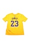 NIKE-Παιδικό t-shirt NIKE NBA ICON N&N TEE-LAKERS-JAMES κίτρινο