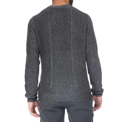 TED BAKER-Ανδρικό πουλόβερ TED BAKER MIXME γκρι