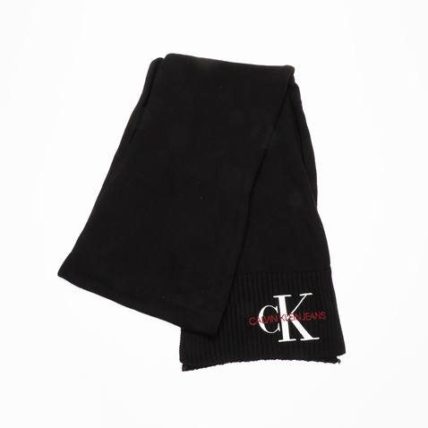 CALVIN KLEIN JEANS-Γυναικείο κασκόλ CALVIN KLEIN JEANS K60K605825 J BASIC μαύρο
