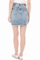 SUPERDRY-Γυναικεία μίνι τζιν φούστα SUPERDRY D2 DENIM MINI μπλε