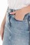 SUPERDRY-Γυναικεία μίνι τζιν φούστα SUPERDRY D2 DENIM MINI μπλε