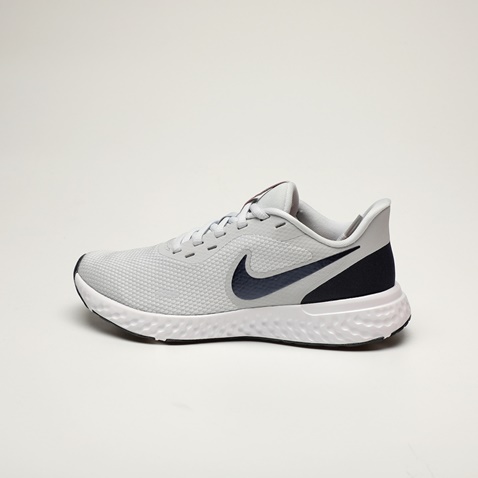 NIKE-Ανδρικά παπούτσια running NIKE REVOLUTION 5 BQ3204 ασημί μπλε