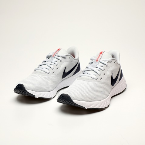 NIKE-Ανδρικά παπούτσια running NIKE REVOLUTION 5 BQ3204 ασημί μπλε