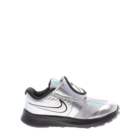 NIKE-Βρεφικά αθλητικά παπούτσια NIKE STAR RUNNER 2 AUTO (TDV) ασημί