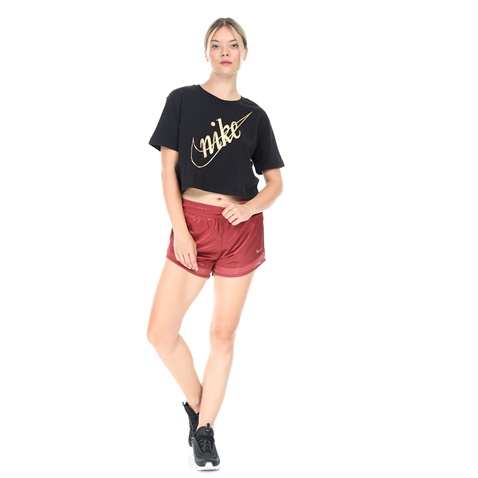 NIKE-Γυναικείο αθλητικό σορτς NIKE GLAM μπορντό