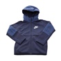 NIKE-Παιδικό jacket NIKE SPORTSWEAR TCH FLC FZ WINTERIZED μπλε