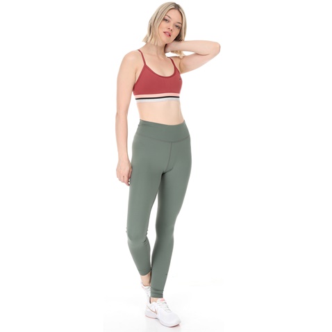 NIKE-Γυναικείο αθλητικό μπουστάκι NIKE GL DK INDY BRA κόκκινο