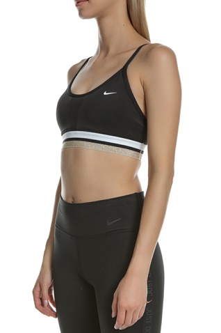 NIKE-Γυναικείο αθλητικό μπουστάκι NIKE GL DK INDY μαύρο