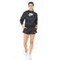 NIKE-Γυναικεία μπλούζα φούτερ NIKE NSW AIR CREW SATIN μαύρη