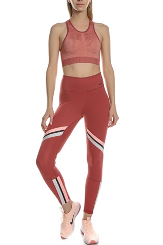 NIKE-Γυναικείο κολάν NIKE ONE ICON CLSH TP 7/8 κόκκινο