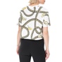NIKE-Γυναικείο t-shirt NIKE NSW TEE GLAM DUNK CROP λευκό μαύρο