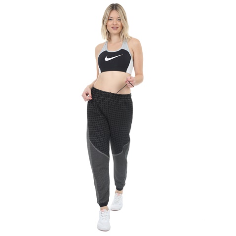 NIKE-Γυναικείο παντελόνι φόρμας NIKE NSW TCH FLC ENG μαύρο γκρι