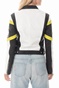 BYBLOS-Γυναικείο jacket BYBLOS BIKER λευκό-μαύρο