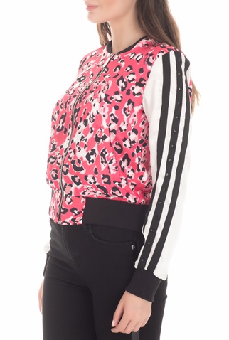 BYBLOS-Γυναικείο bomber jacket BYBLOS ANIMALIER ροζ