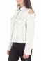 BYBLOS-Γυναικείο τζιν jacket BYBLOS OPEN SHOULDER γαλάζιο