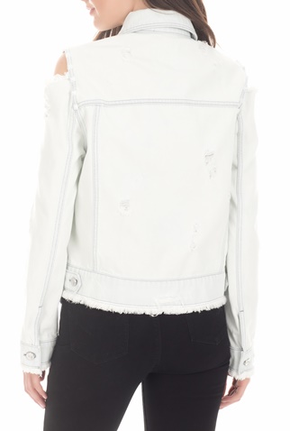 BYBLOS-Γυναικείο τζιν jacket BYBLOS OPEN SHOULDER γαλάζιο