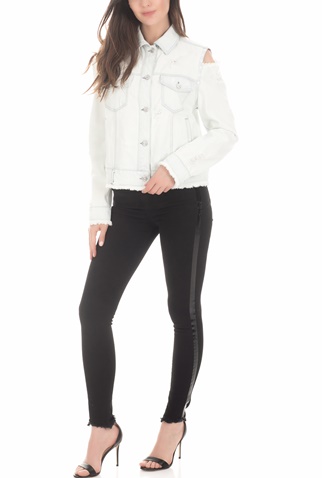 BYBLOS-Γυναικείο τζιν jacket BYBLOS OPEN SHOULDER γαλάζιο
