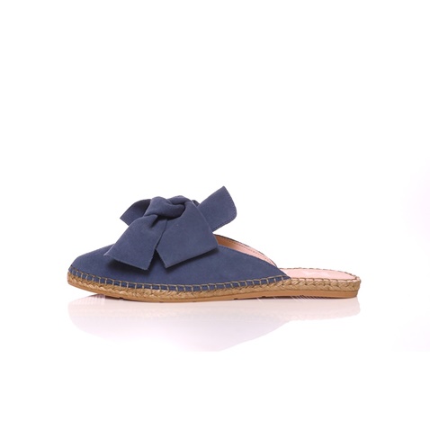 MANEBI-Γυναικεία φλατ mules MANEBI HAMPTONS μπλε