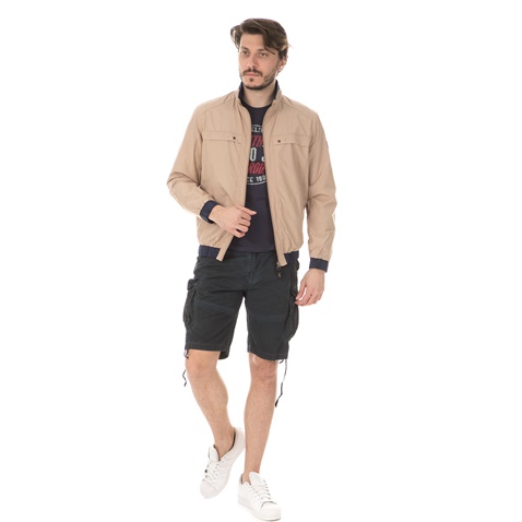 DORS-Ανδρικό bomber jacket DORS  μπεζ