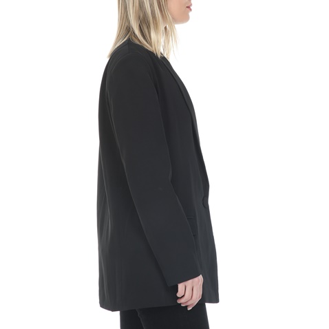 NENETTE-Γυναικείο σακάκι blazer NENETE BACARO GIACCA TRICOTTINA μαύρο