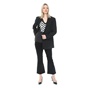 NENETTE-Γυναικείο σακάκι blazer NENETE BACARO GIACCA TRICOTTINA μαύρο