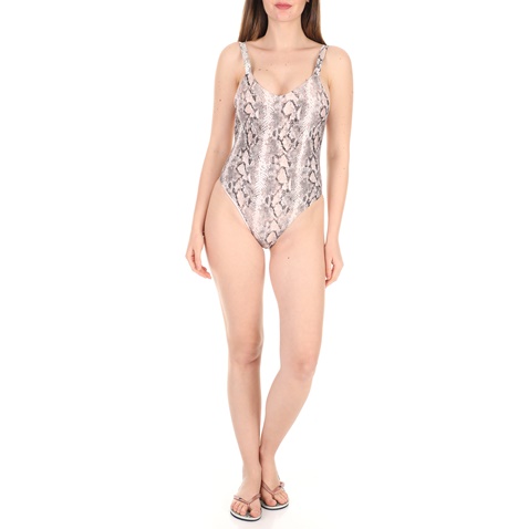 VITAMIN A-Γυναικείο ολόσωμο μαγιό Leah Bodysuit γκρι