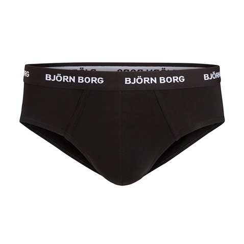 BJORN BORG-Ανδρικό σετ 3 σλιπ εσώρουχα BJORN BORG μαύρα