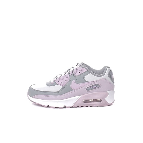NIKE-Παιδικά παπούτσια running NIKE AIR MAX 90 LTR (GS) γκρι-ροζ