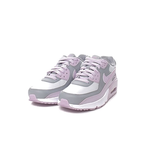 NIKE-Παιδικά παπούτσια running NIKE AIR MAX 90 LTR (GS) γκρι-ροζ