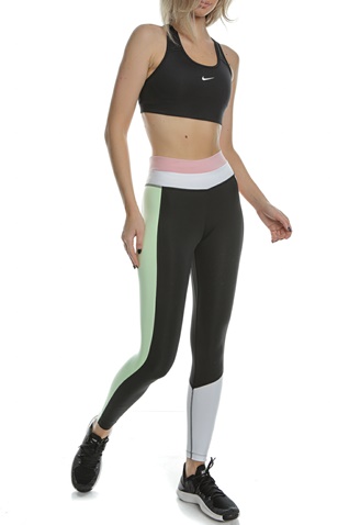 NIKE-Γυναικείο αθλητικό μπουστάκι NIKE SWOOSH BRA PAD μαύρο