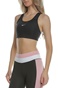 NIKE-Γυναικείο αθλητικό μπουστάκι NIKE SWOOSH BRA PAD μαύρο
