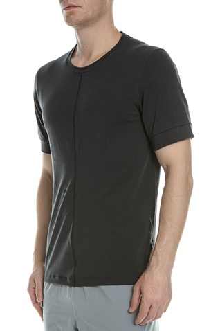 NIKE-Ανδρική μπλούζα NIKE YOGA DF TOP SS μαύρη