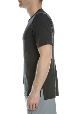 NIKE-Ανδρική μπλούζα NIKE YOGA DF TOP SS μαύρη