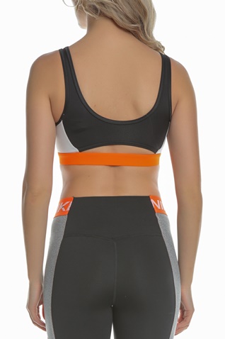 NIKE-Γυναικείο αθλητικό μπουστάκι NIKE MED PAD μαύρο
