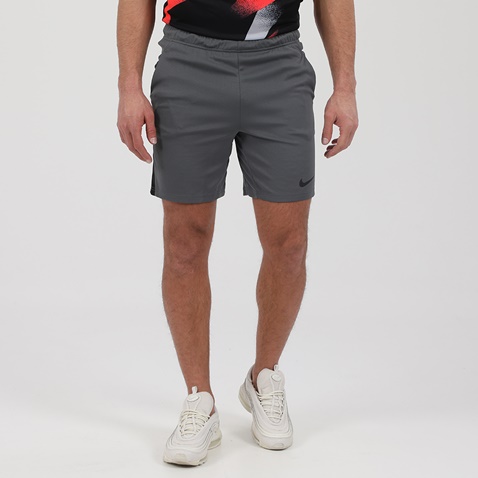 NIKE-Ανδρική βερμούδα προπόνησης NIKE CJ2007 M NK DF KNIT SHORT TRAIN γκρι